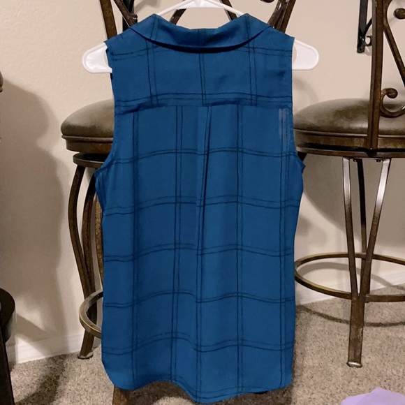 Apt. 9 teal & black blouse. - Picture 3 of 3